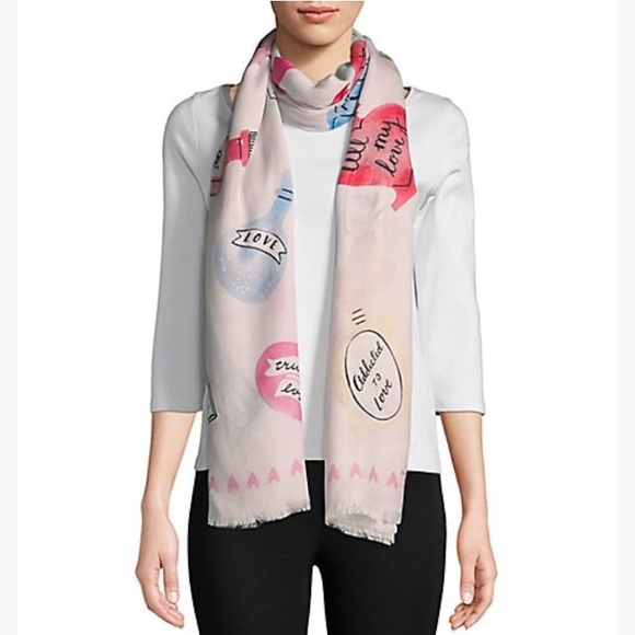 kate spade Accessories - NWT Kate Spade Love Potion scarf